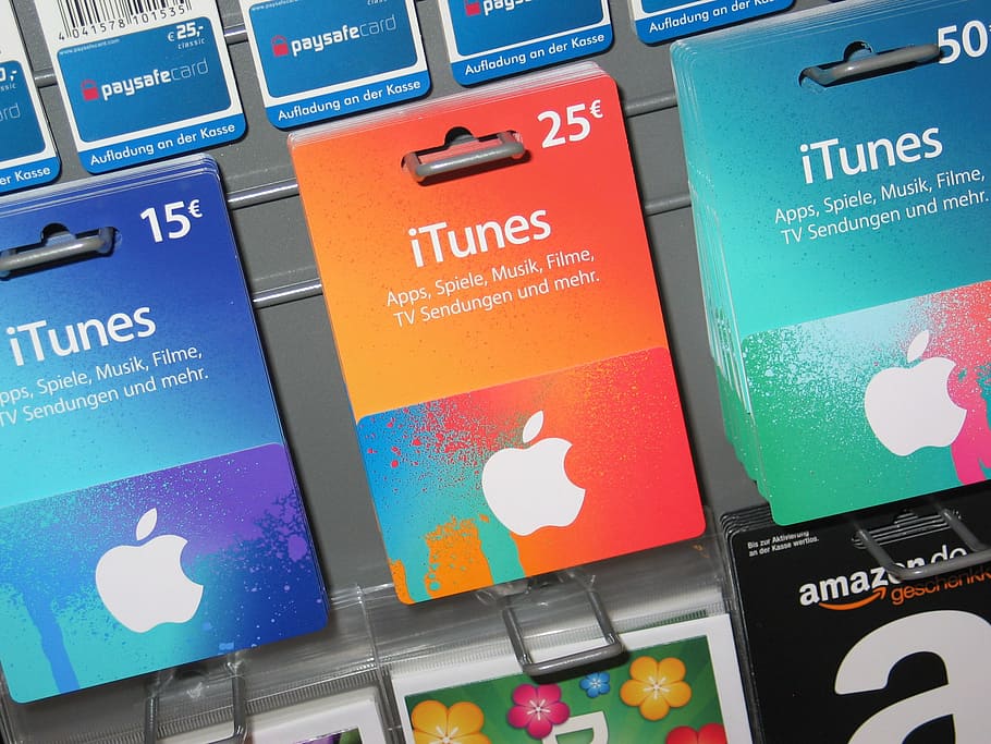 Hd Wallpaper Assorted Amount Apple Itunes Gift Cards Vouchers
