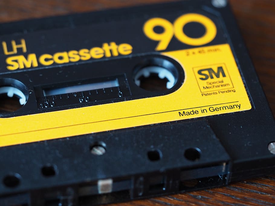 SM cassette 90 made in Germany, casette, compact casette, analog, HD wallpaper