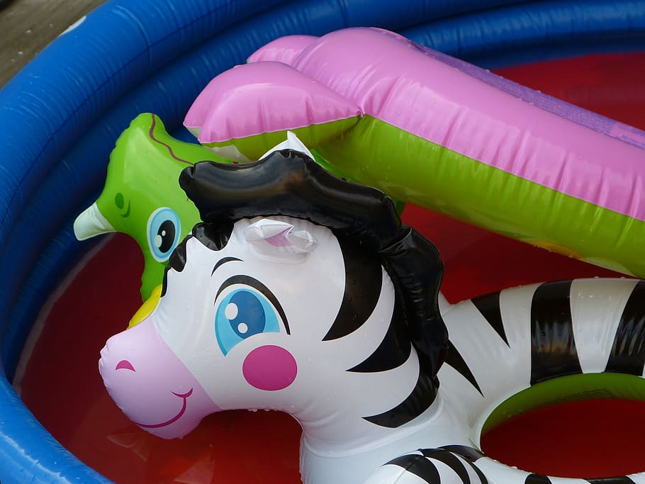 pool, inflatable, pool toy, blowup, vinyl, float, plastic, childhood, HD wallpaper
