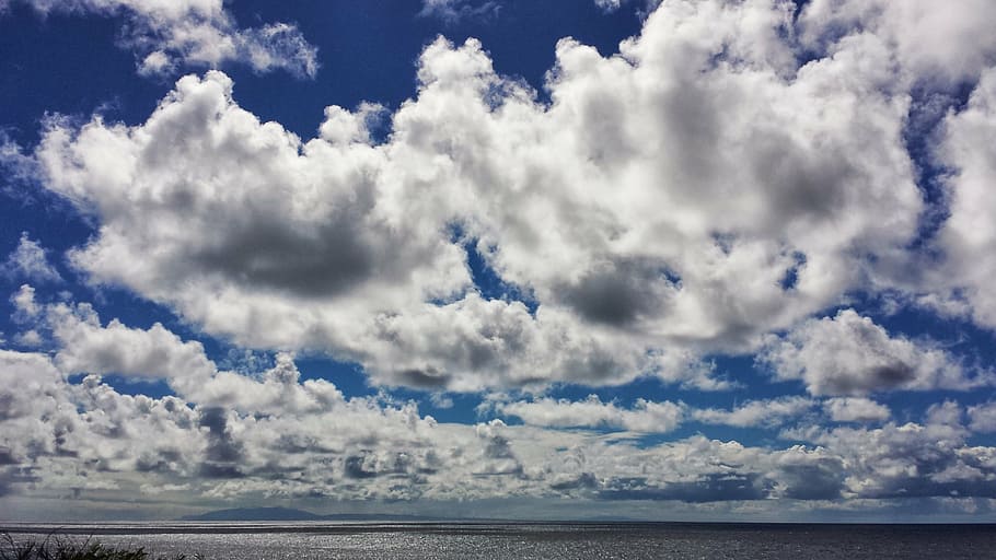 sky, clouds, vast, cloudy, white, skies, blue, cumulus, clouds sky HD wallpaper