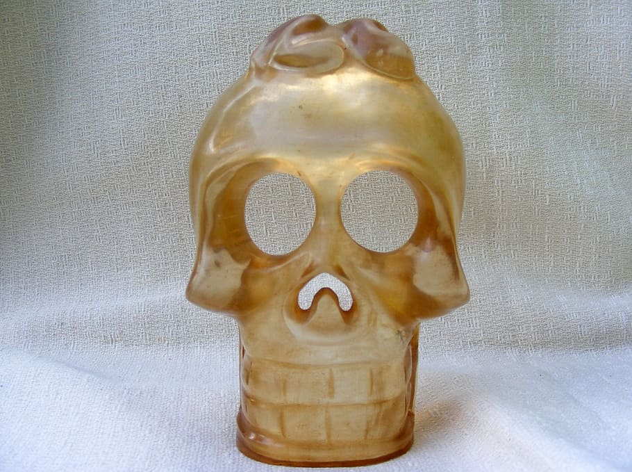 Crystal, Skull, Mask, Minerals, Crystals, honey, quartz, crystal skull HD wallpaper