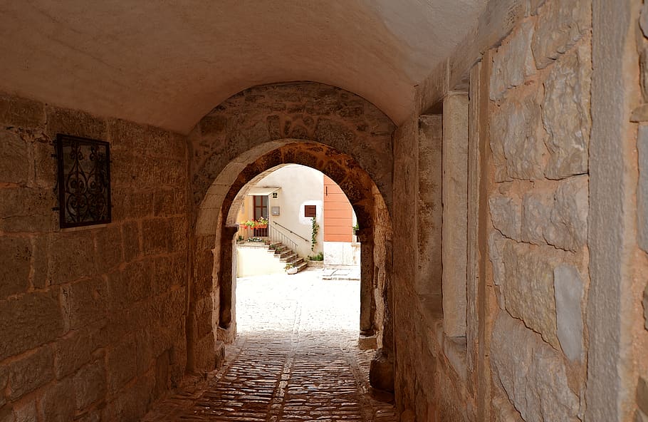 istria, archway, architecture, places of interest, built structure