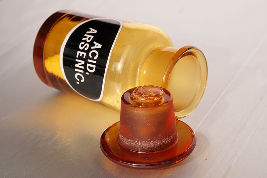 bottle, medical, pharmacy, mislabelling, arsenic, acid, open HD wallpaper