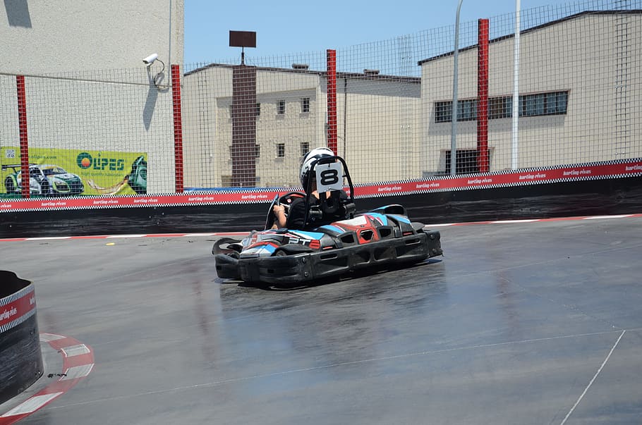 karting, circuit, engine, mode of transportation, sports race HD wallpaper