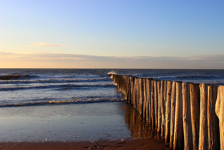 Hd Wallpaper Cadzand Bad Netherlands Holland North Sea Beach