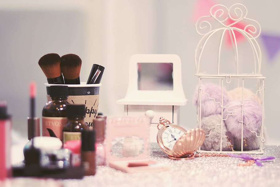 assorted cosmetic, decoration, beauty Product, no People, indoors HD wallpaper