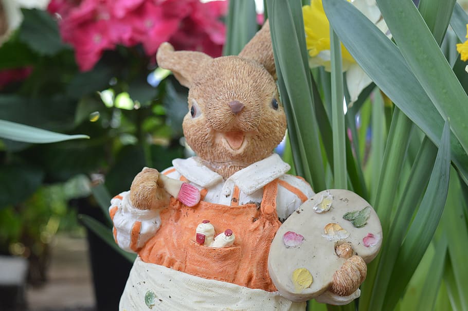 bunny, rabbit, easter, holiday, cute, animal, spring, hare HD wallpaper