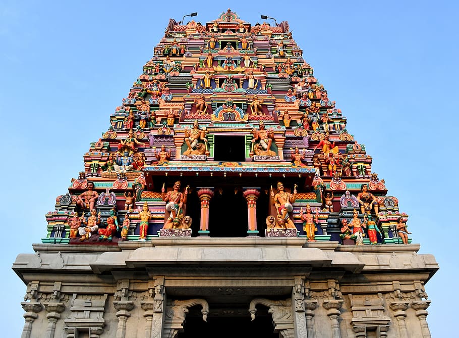 Hindu, Temple, panchalingeshwara, bangalore, tourist, holy, HD wallpaper
