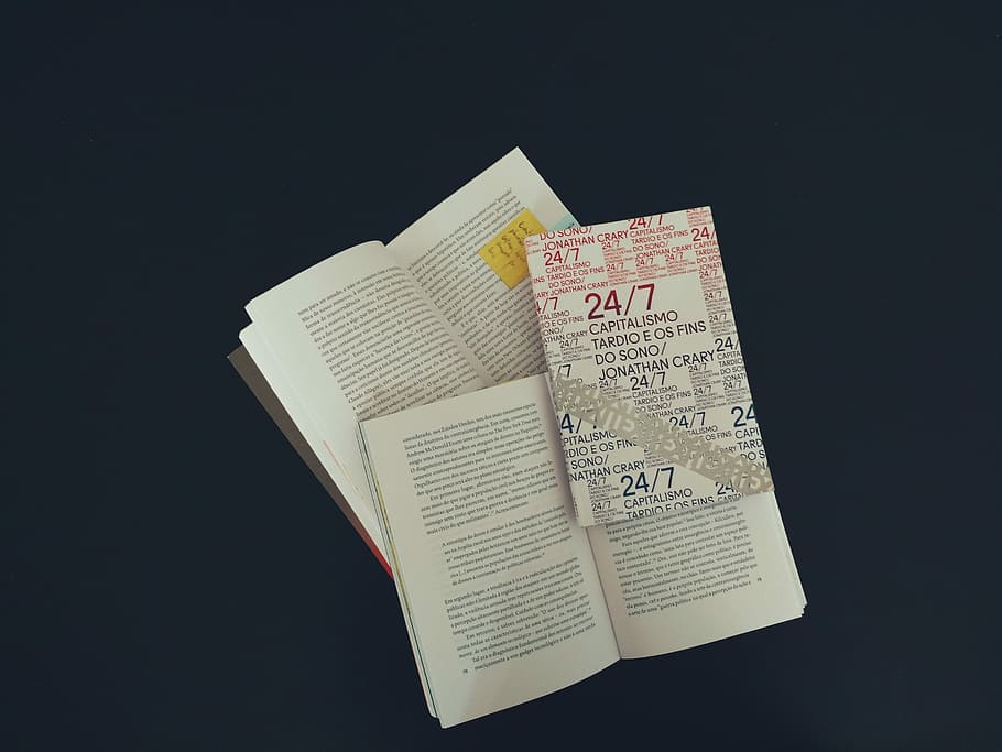 opened books, two opened books close up photo, page, text, paper HD wallpaper