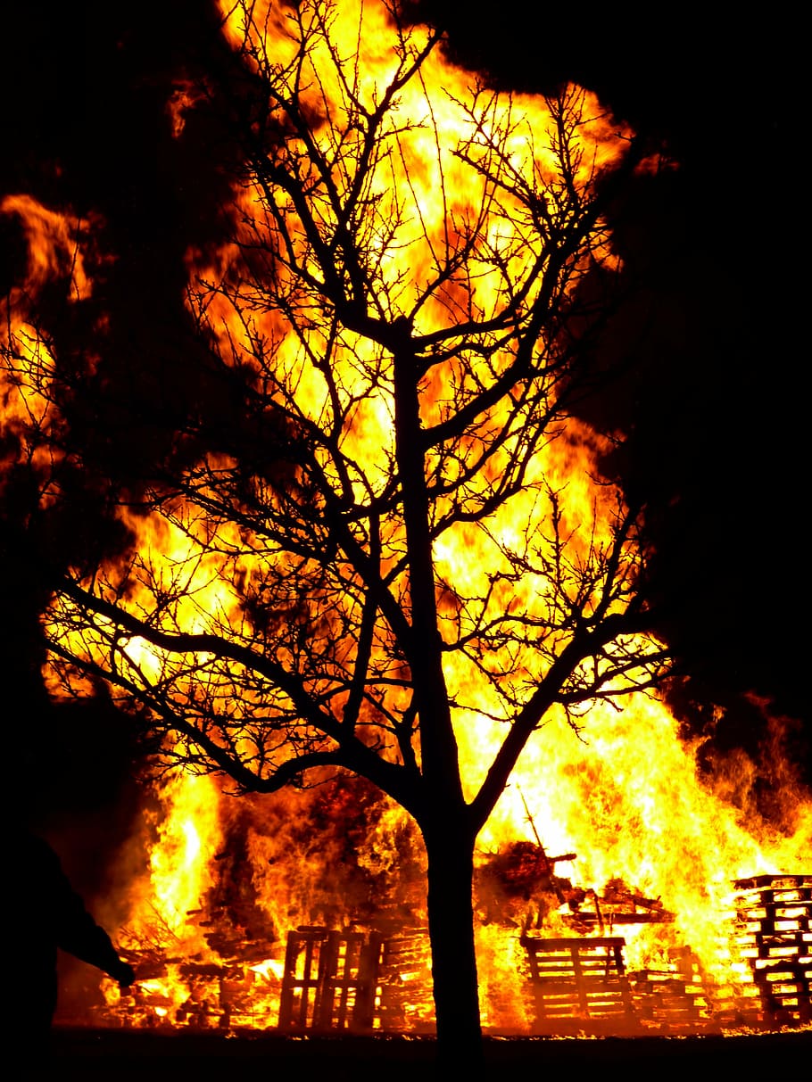 fire, burn, hell, warm, heat, flame, blaze, radio, winter drive HD wallpaper