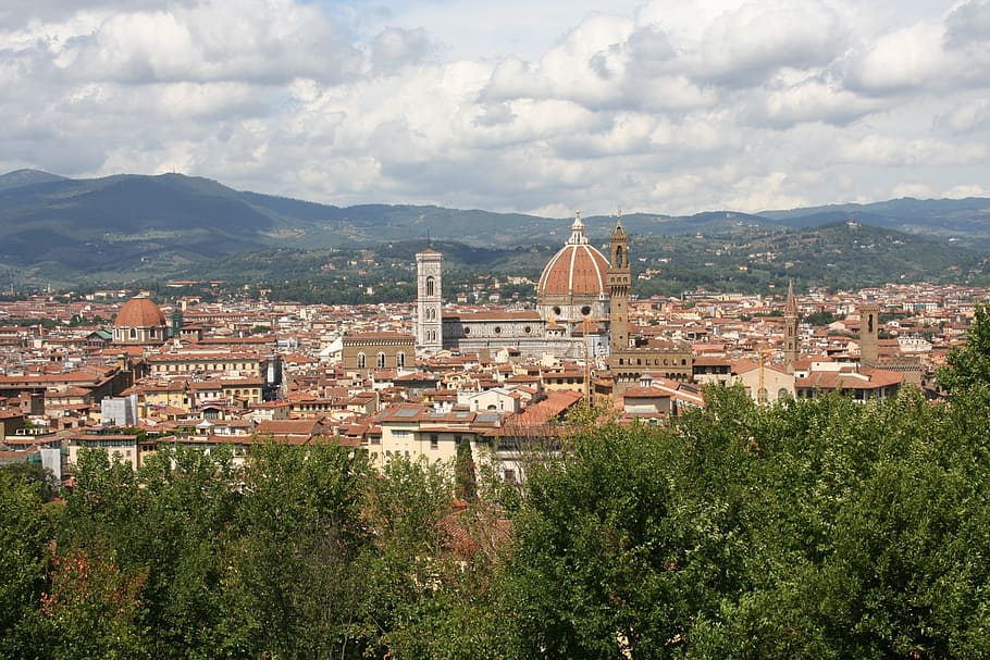 florence, city, panorama, architecture, building exterior, built structure HD wallpaper