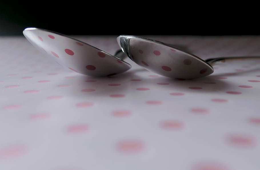 background, still life, close, blur, cutlery, spoon, metal HD wallpaper