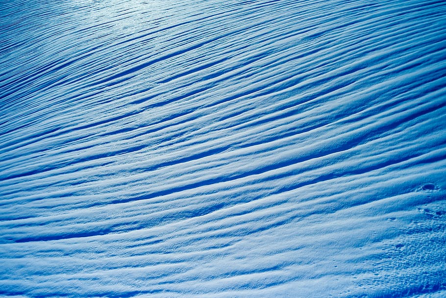 aerial photo of large body of water, ice, snow, texture, blue HD wallpaper