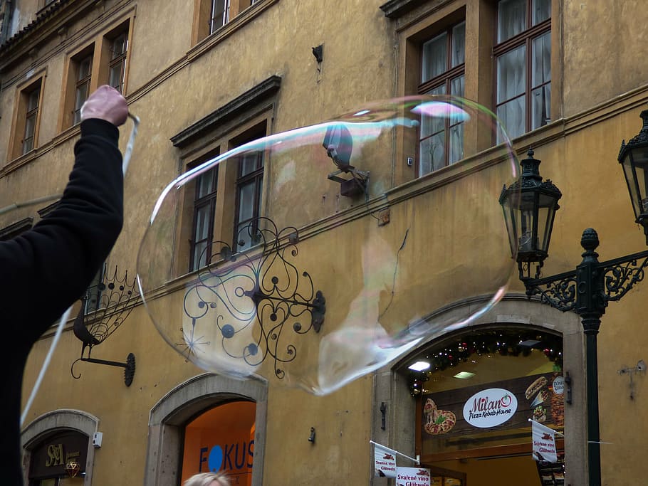 bubble, bubbles, soap bubbles, let, reflection, reflex, the delicacy