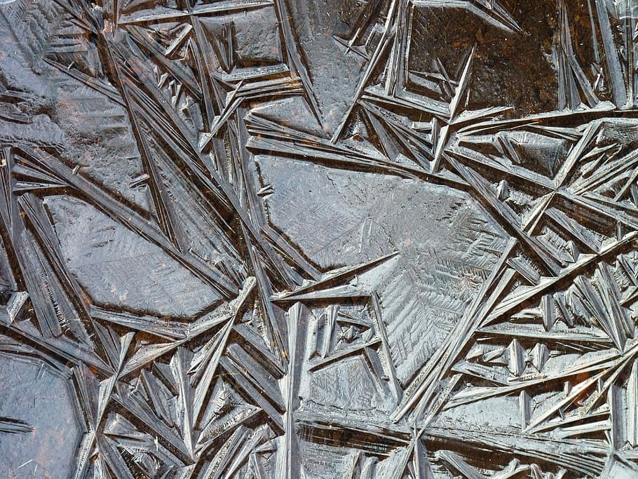 Ice, Pattern, Winter, full frame, no people, close-up, backgrounds HD wallpaper