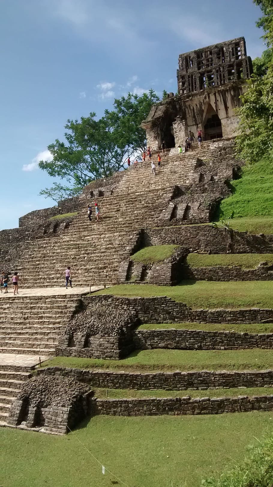 pyramid, chiapas, ruin, history, the past, architecture, built structure HD wallpaper