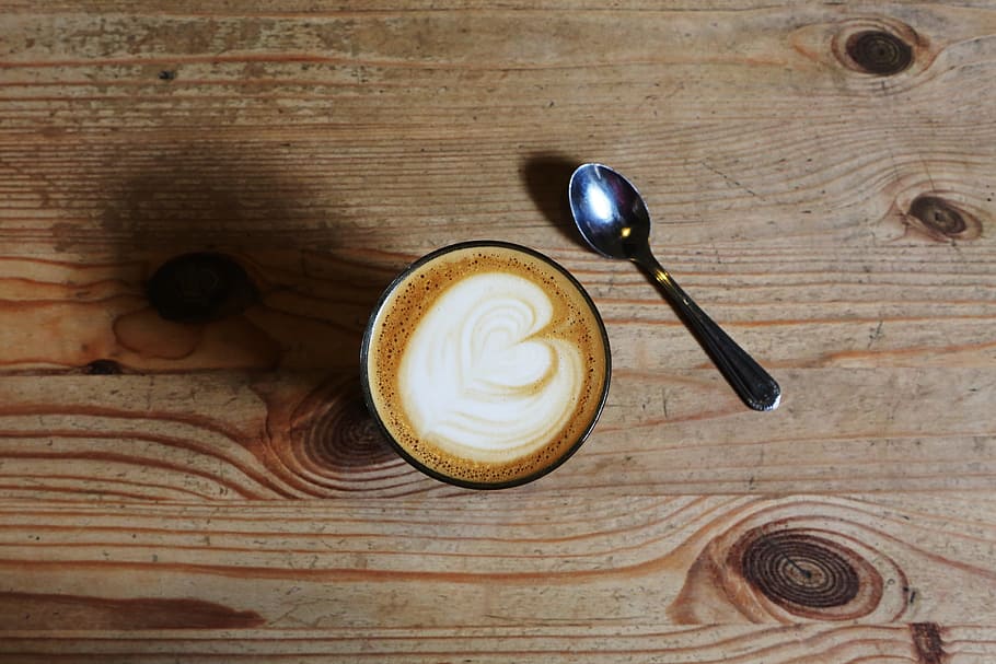 capuccino, coffee, cafe, latte, cappuccino, heart, cream, foam HD wallpaper