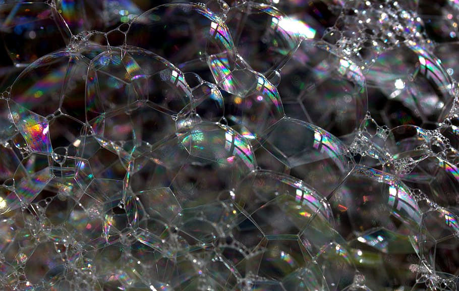 Bubbles, Soap, Balloons, Blow, full frame, backgrounds, no people HD wallpaper