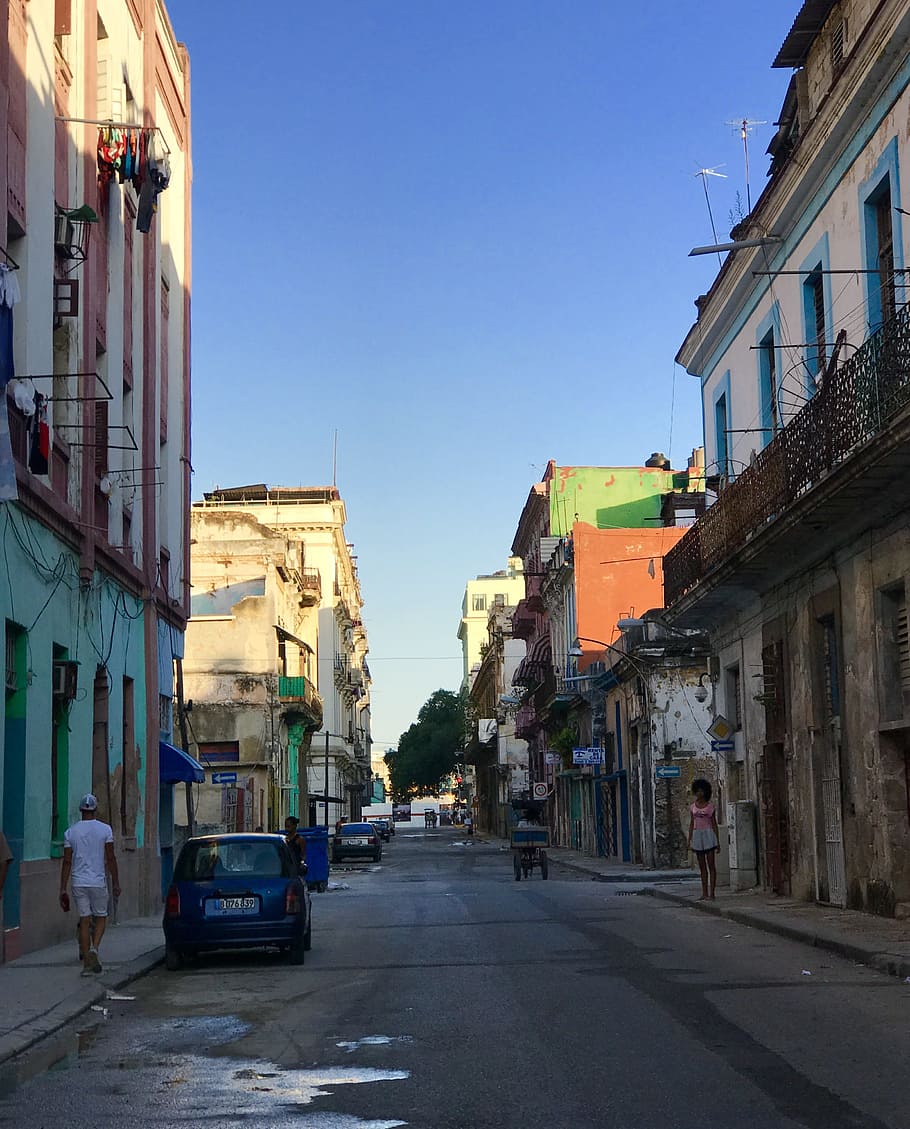Cuba, Streets, Sunset, architecture, urban Scene, town, house HD wallpaper
