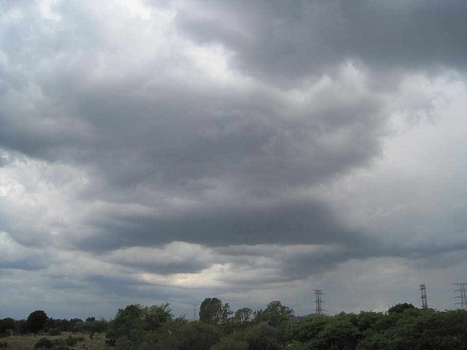 Clouds, Low, Dense, Stormy, Sky, grey, cloud - sky, weather, HD wallpaper