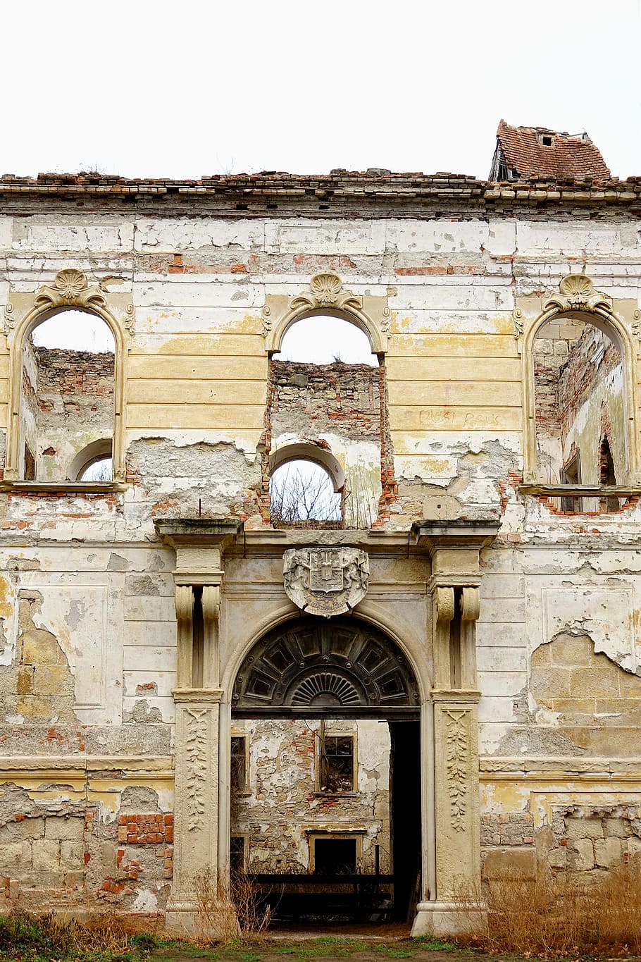 ruin, architecture, old, building, historically, built structure HD wallpaper