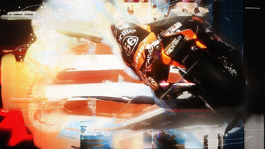 motorcycle, fast, speed, voltage, motor vehicle, technology HD wallpaper