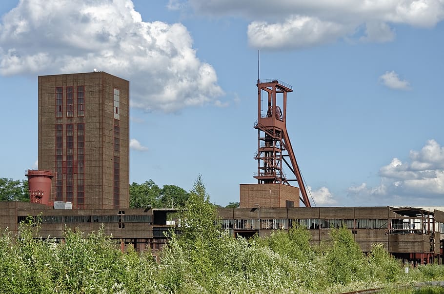 germany, eat, zeche zollverein, industry, mining, monument, HD wallpaper