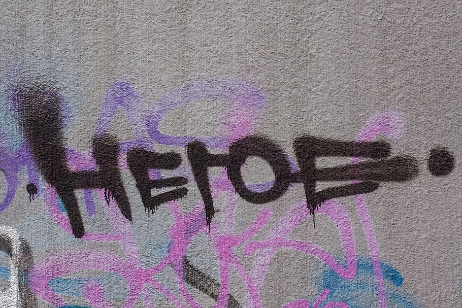 wall with paint sprays, Graffiti, Grunge, City, Home, held HD wallpaper