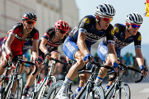 photo of bicycle racer during daytime, return, cyclist, spain HD wallpaper