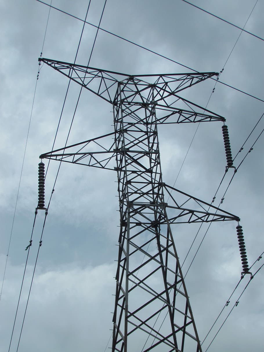 Electricity, Tower, Electrical, electrical tower, energy, hv HD wallpaper