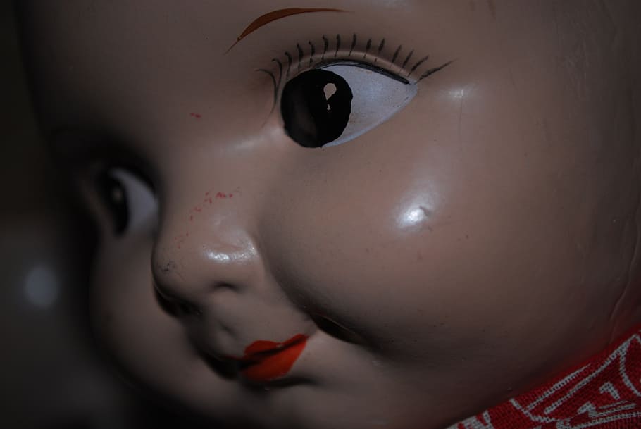 doll, buddy lee, creepy, close-up, portrait, body part, headshot HD wallpaper