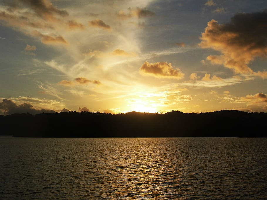 mar, sky, eventide, beira mar, nature, landscape, brazil, sunset HD wallpaper