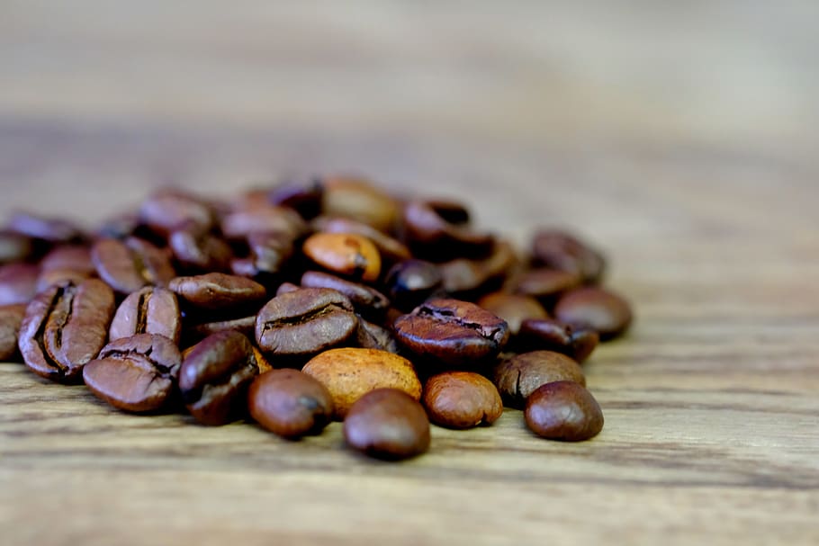 coffee beans, caffeine, cafe, roasted, benefit from, macro HD wallpaper