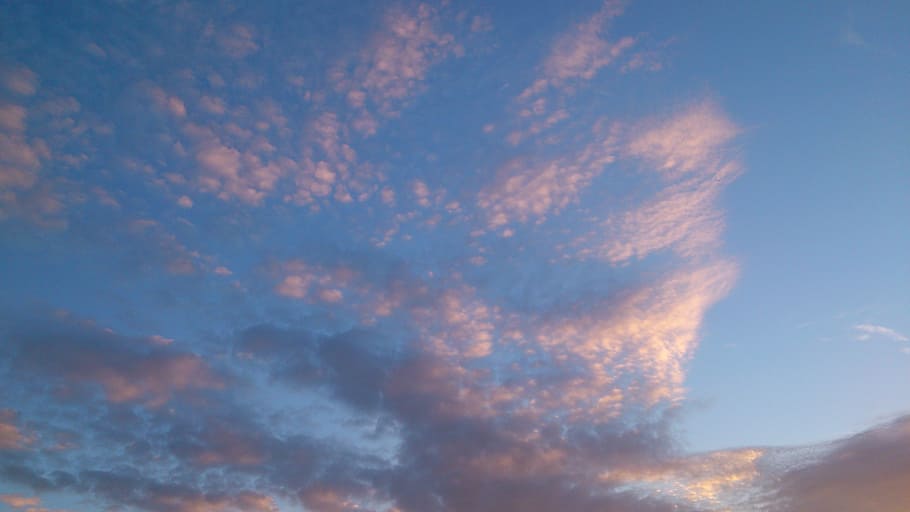 sky, clouds, clouds form, nature, mood, beautiful, rest, sunset HD wallpaper