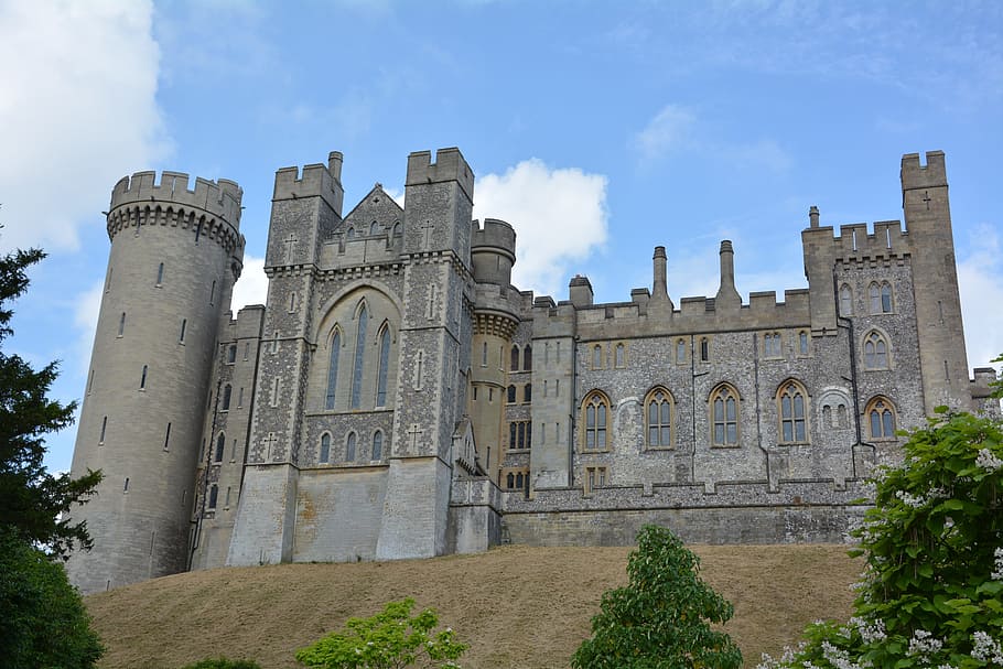 gray castle, Dover, Fortress, Architecture, england, building, HD wallpaper