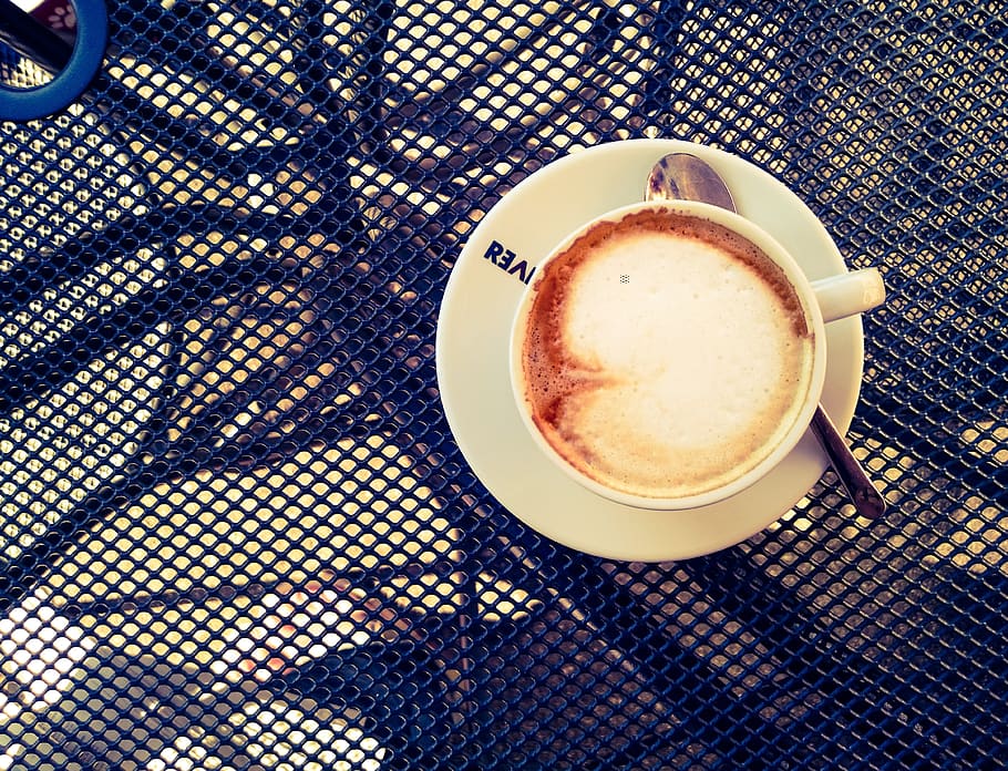 coffee, capuccino, bar, refreshment, drink, cup, food and drink HD wallpaper
