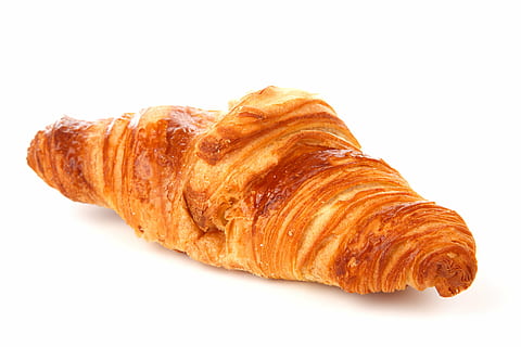brown pastry on white background, bakery, breakfast, bun, continental HD wallpaper