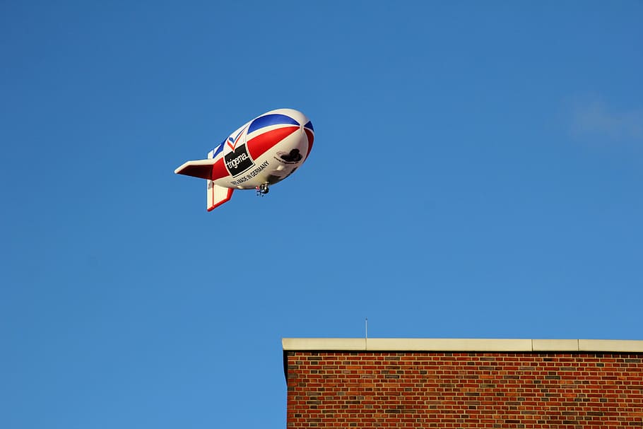 airship, trigema, flying object, drive, float, flight, aviation HD wallpaper