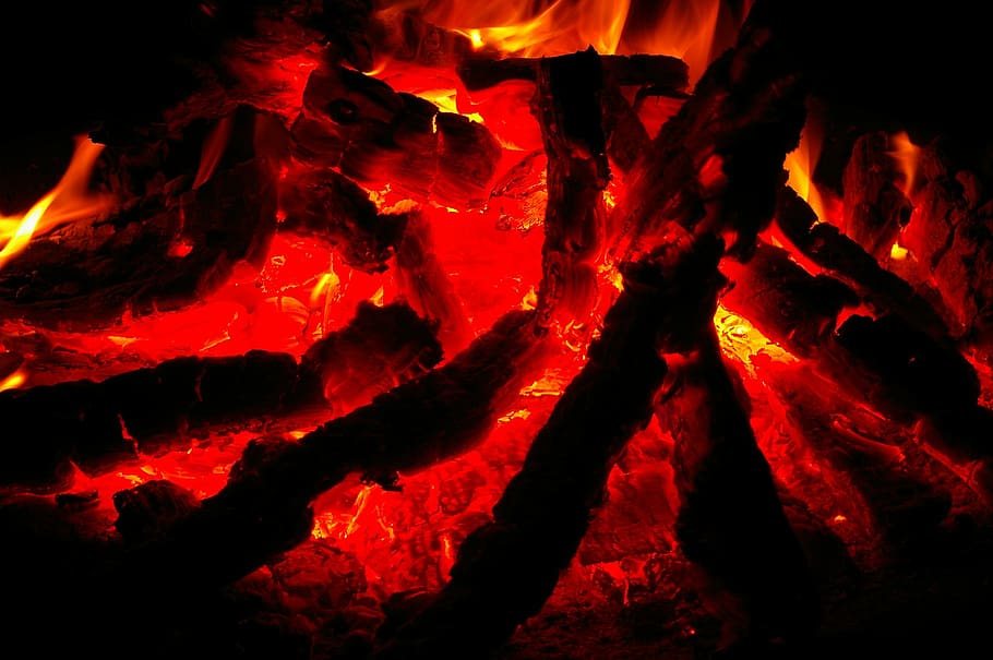 Bowl, Fire, Flame, Burn, Hot, Blaze, fire bowl, garden, grill HD wallpaper