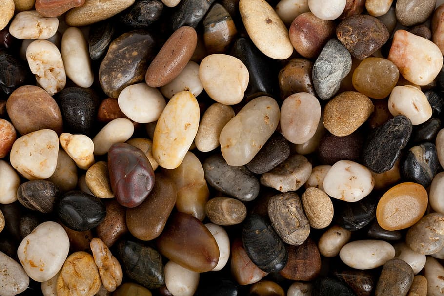 assorted color stones, background, backdrop, texture, gravel HD wallpaper