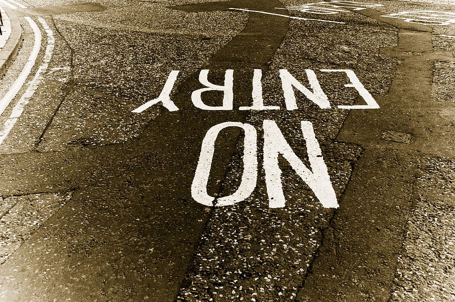 road, stop, access, blocking, communication, sign, text, western script HD wallpaper