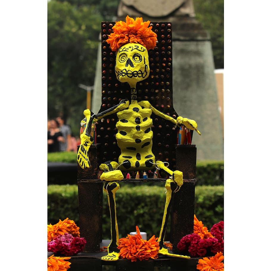 offering, colors, dead, popular festivals, tradition, mexico HD wallpaper