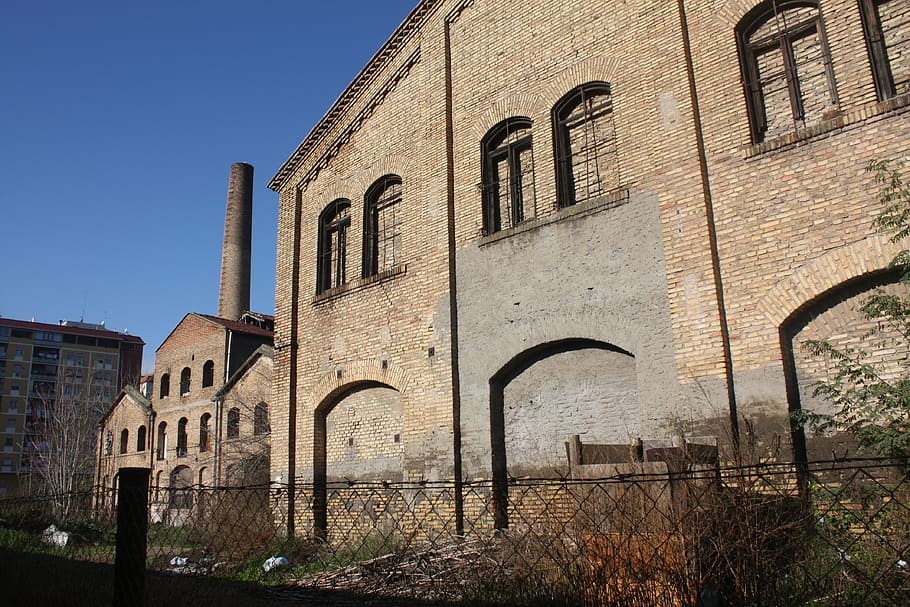 factory, rome, marconi, architecture, built structure, building exterior HD wallpaper