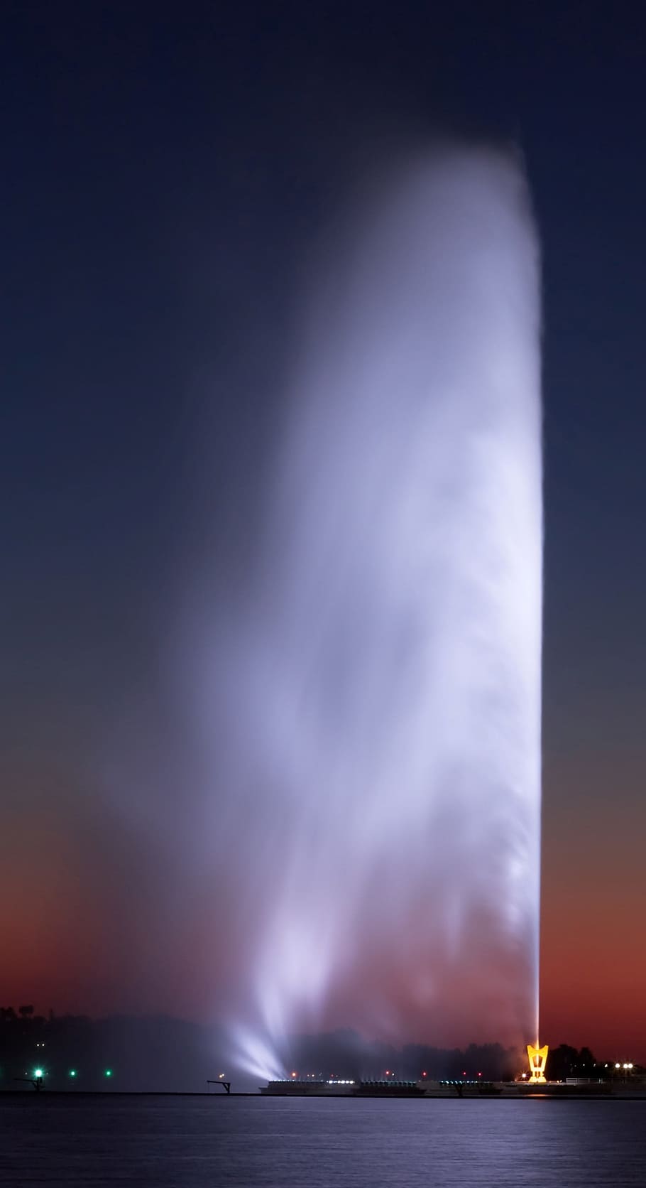 Hd Wallpaper Fountain During Dawn Spray Huge Tall Saudi