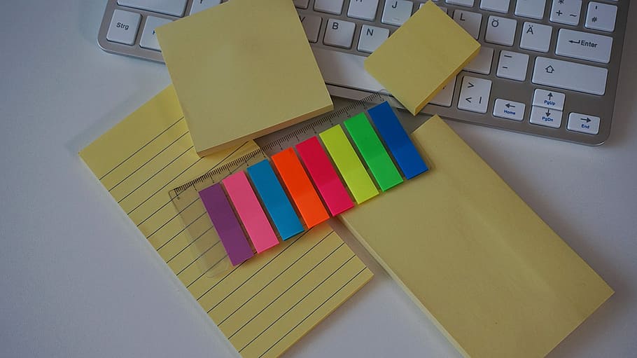 Postit, Sticky Notes, Adhesive, adhesive note, office accessories, HD wallpaper