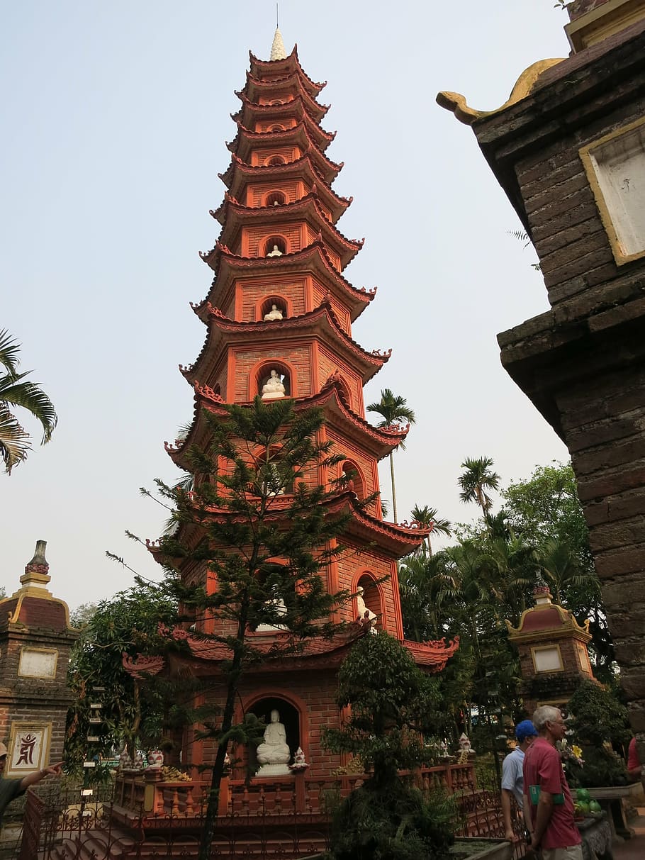 china wind, temple, tower, architecture, built structure, building exterior HD wallpaper