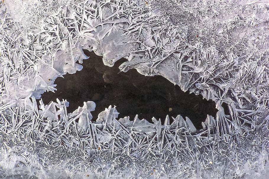 Winter, River, Ice, snow, frost, ice Crystal, cold - Temperature HD wallpaper
