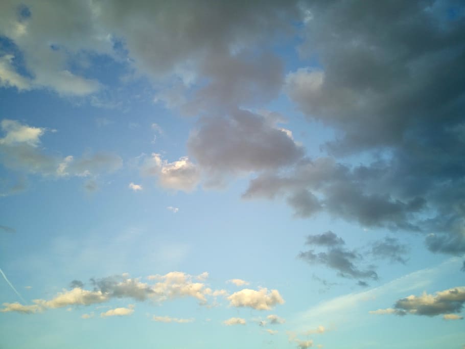 Heaven, Background, Texture, Sunset, clouds, nature, background image HD wallpaper