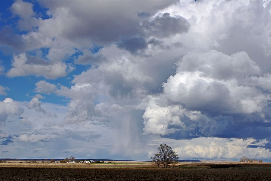 Clouds, Spring, Blue Sky, blue sky clouds, weather, nature HD wallpaper