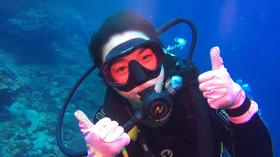 bali, marine, diving, sea, underwater, undersea, sport, adventure HD wallpaper